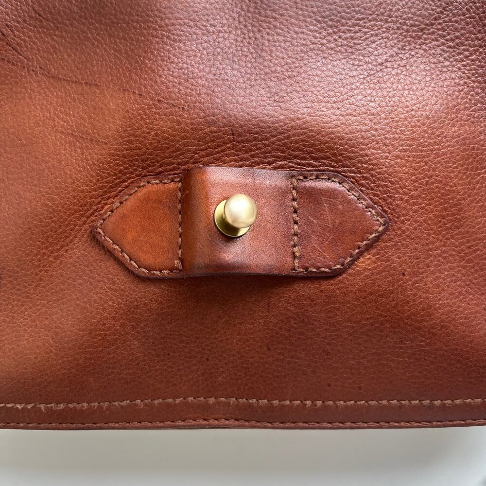 Vintage Madewell "The Sketchbook" Rich Brown Leather Bag - Picture 8 of 13